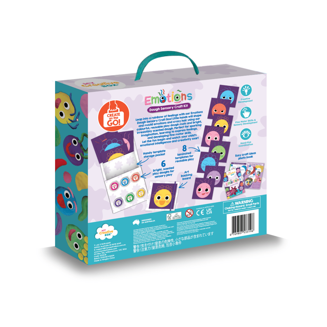 Trousse sensorielle de pâte à modeler – Les émotions -Art & bricolage- Boutique LeoLudo-Connetix