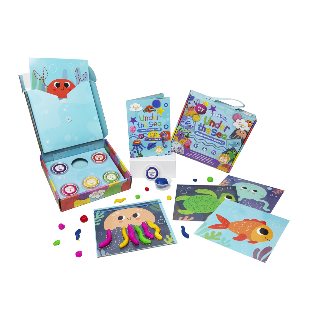 Trousse sensorielle de pâte à modeler – Sous la mer -Art & bricolage- Boutique LeoLudo-Connetix
