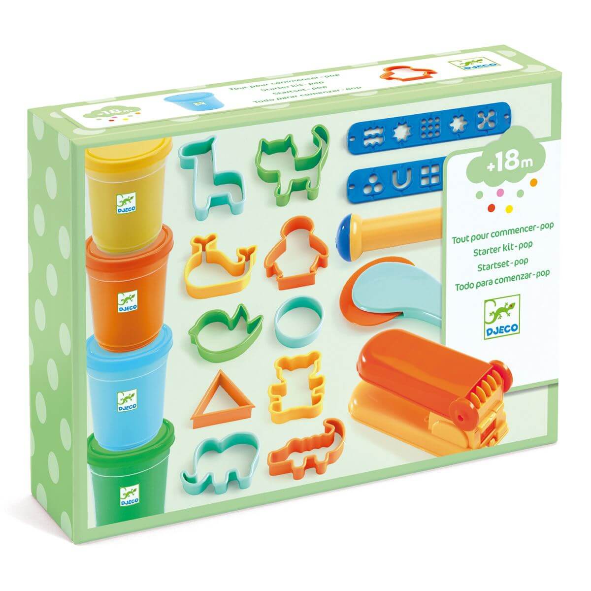 Trousse "tout pour commencer" pâte à modeler - Pâte à modeler - Boutique LeoLudo - Djeco