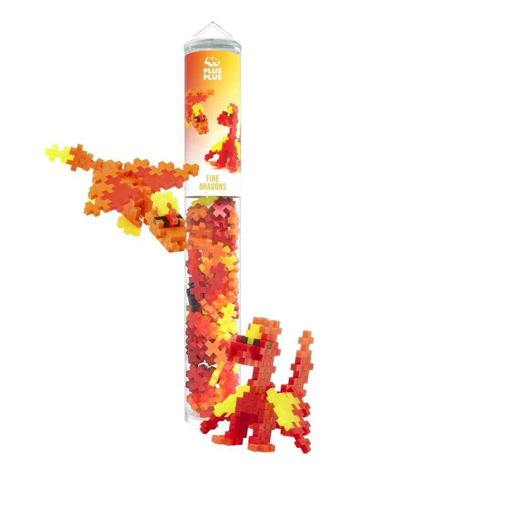 Tube dragons de feu (100 pcs) - Jeux de construction - Boutique LeoLudo - Plus - Plus