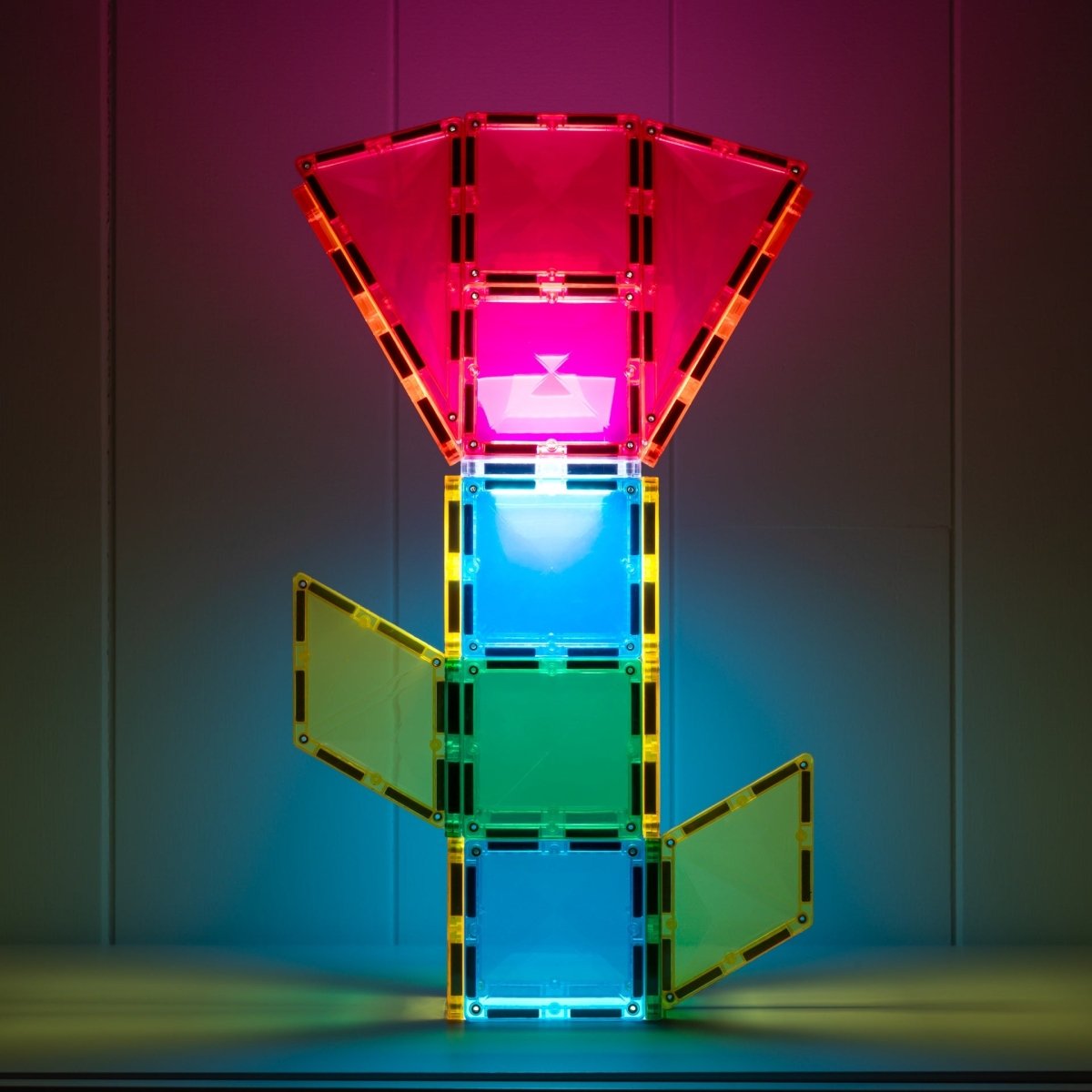 Tuiles magnétiques Connetix - Light Rocket Pack (30 pcs) -Jeux de construction- Boutique LeoLudo-Connetix
