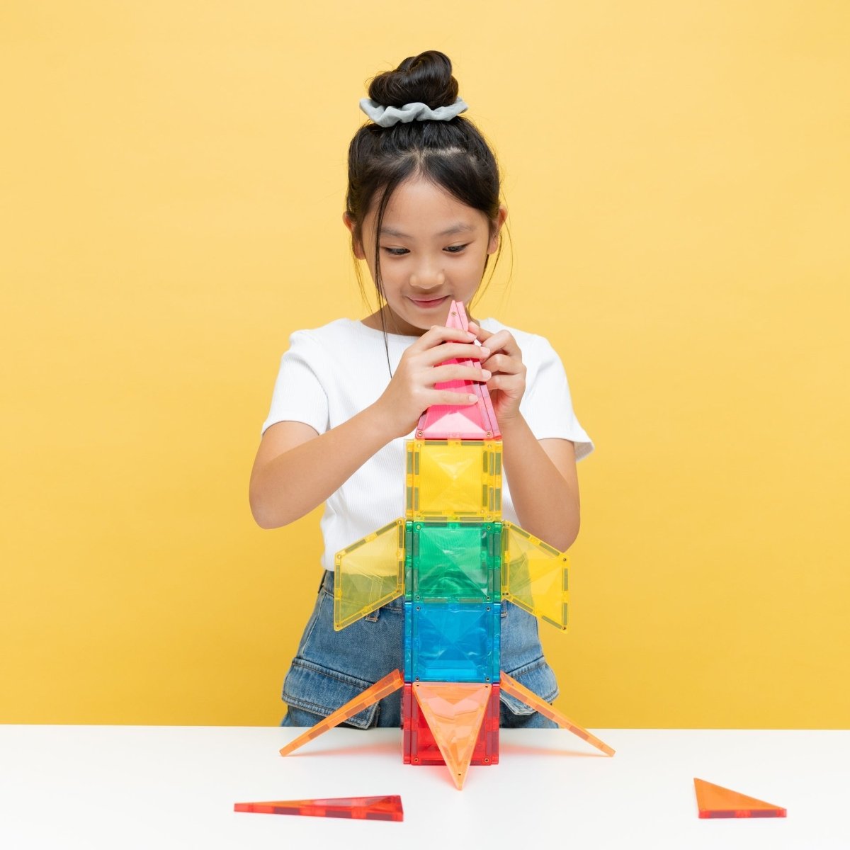 Tuiles magnétiques Connetix - Light Rocket Pack (30 pcs) -Jeux de construction- Boutique LeoLudo-Connetix
