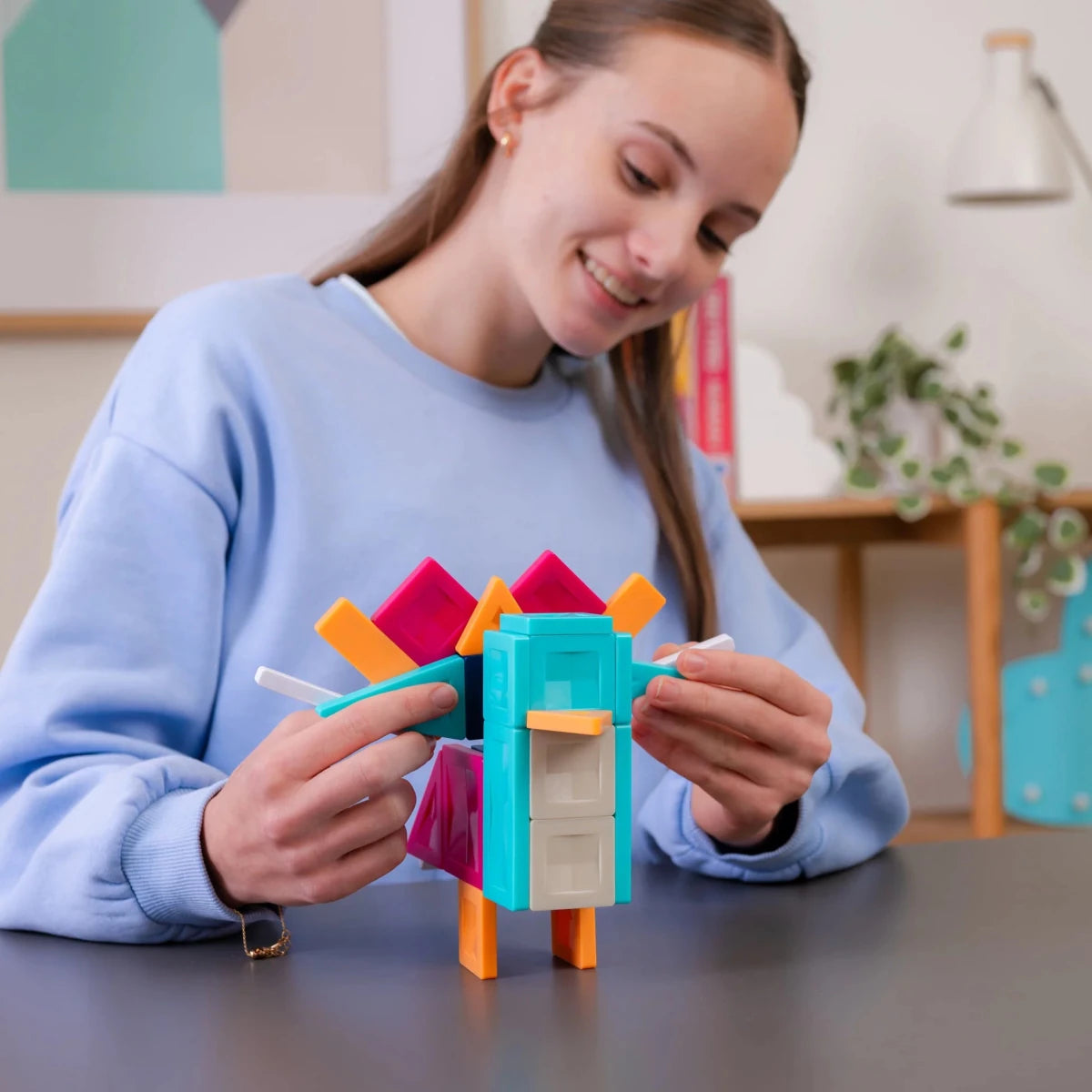 Tuiles magnétiques Connetix - Pro Build-It Animals (30 pcs) -Jeux de construction- Boutique LeoLudo-Connetix