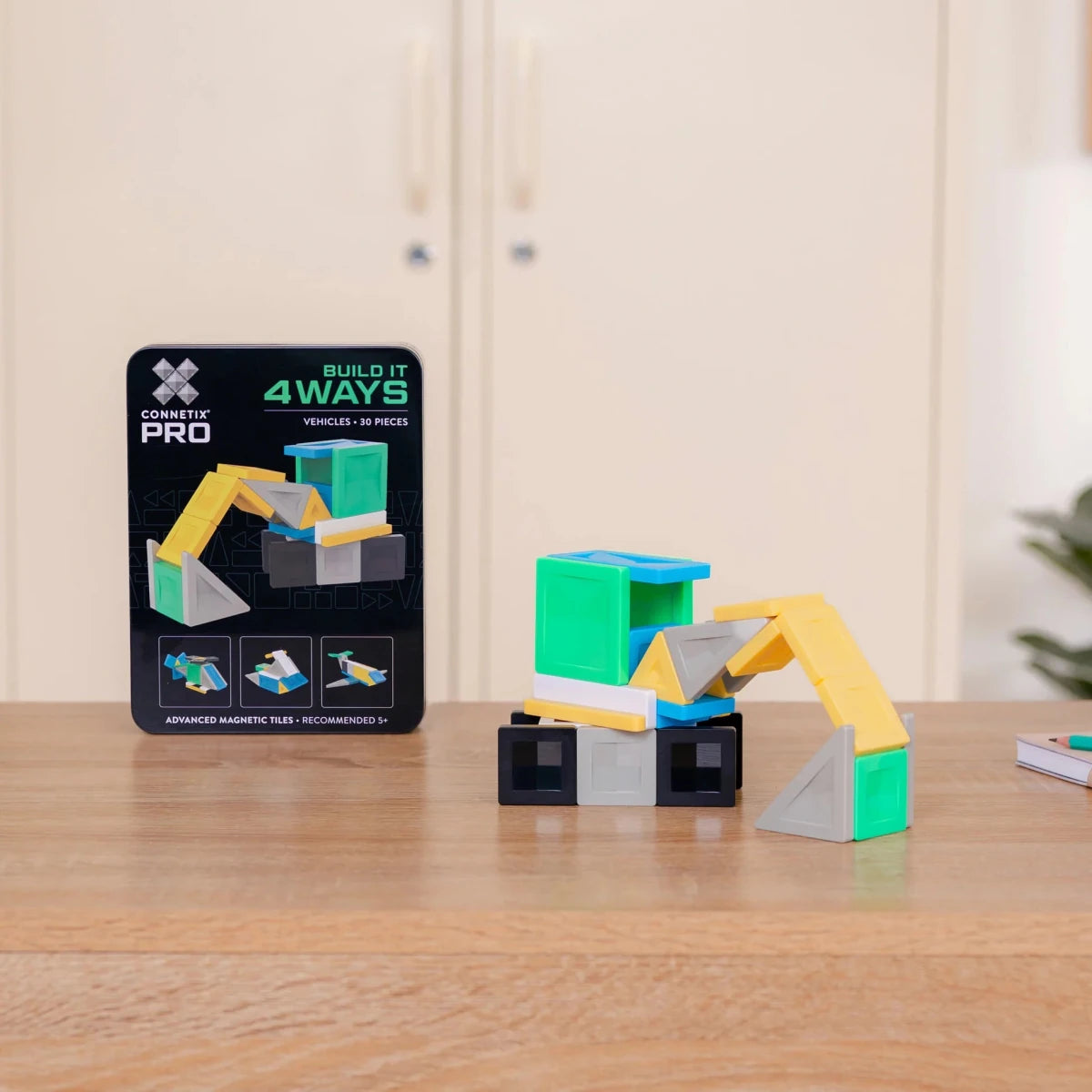 Tuiles magnétiques Connetix - Pro Build-It Vehicles Set (30 pcs) -Jeux de construction- Boutique LeoLudo-Connetix