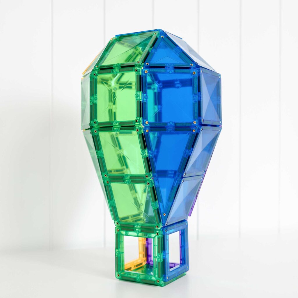 Tuiles magnétiques Rainbow Creative (102 pcs) - Jeux de construction - Boutique LeoLudo - Connetix