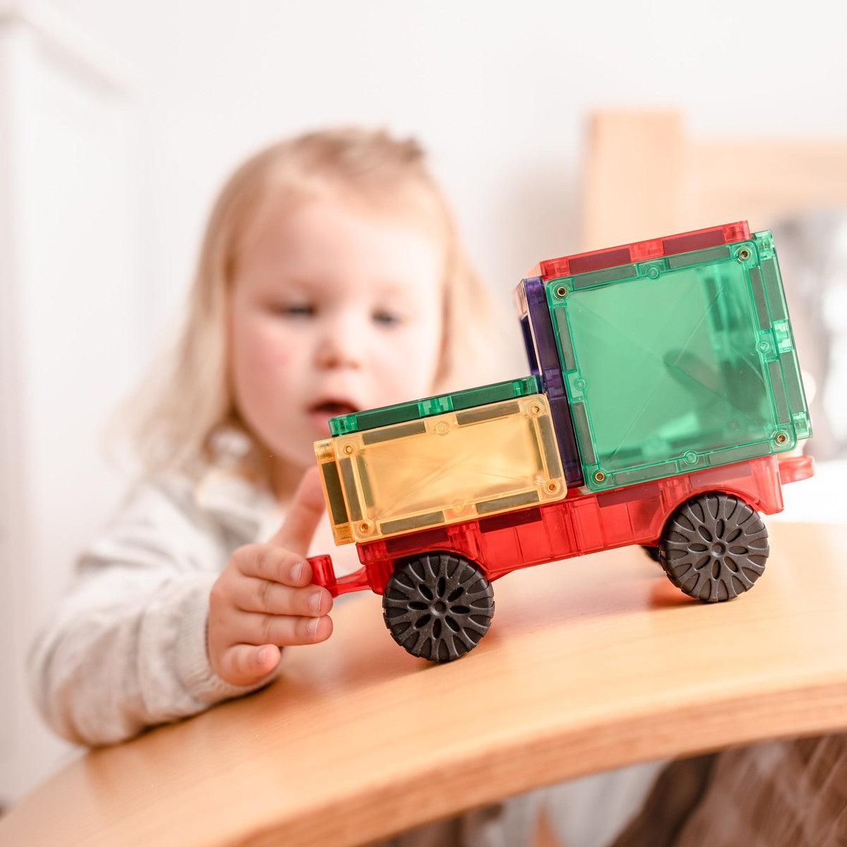 Tuiles magnétiques Rainbow Motion Pack (24 pcs) - Jeux de construction - Boutique LeoLudo - Connetix