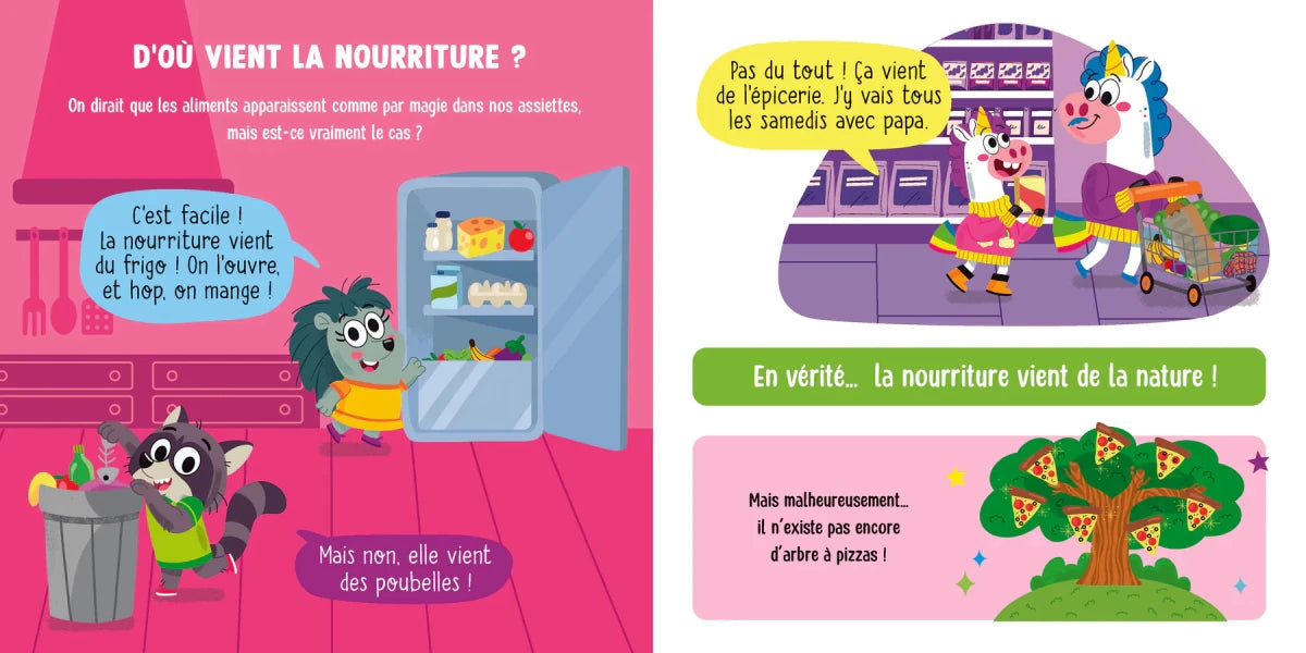 Un pas à la fois : La nourriture - Livres - Boutique LeoLudo - Petits Génies