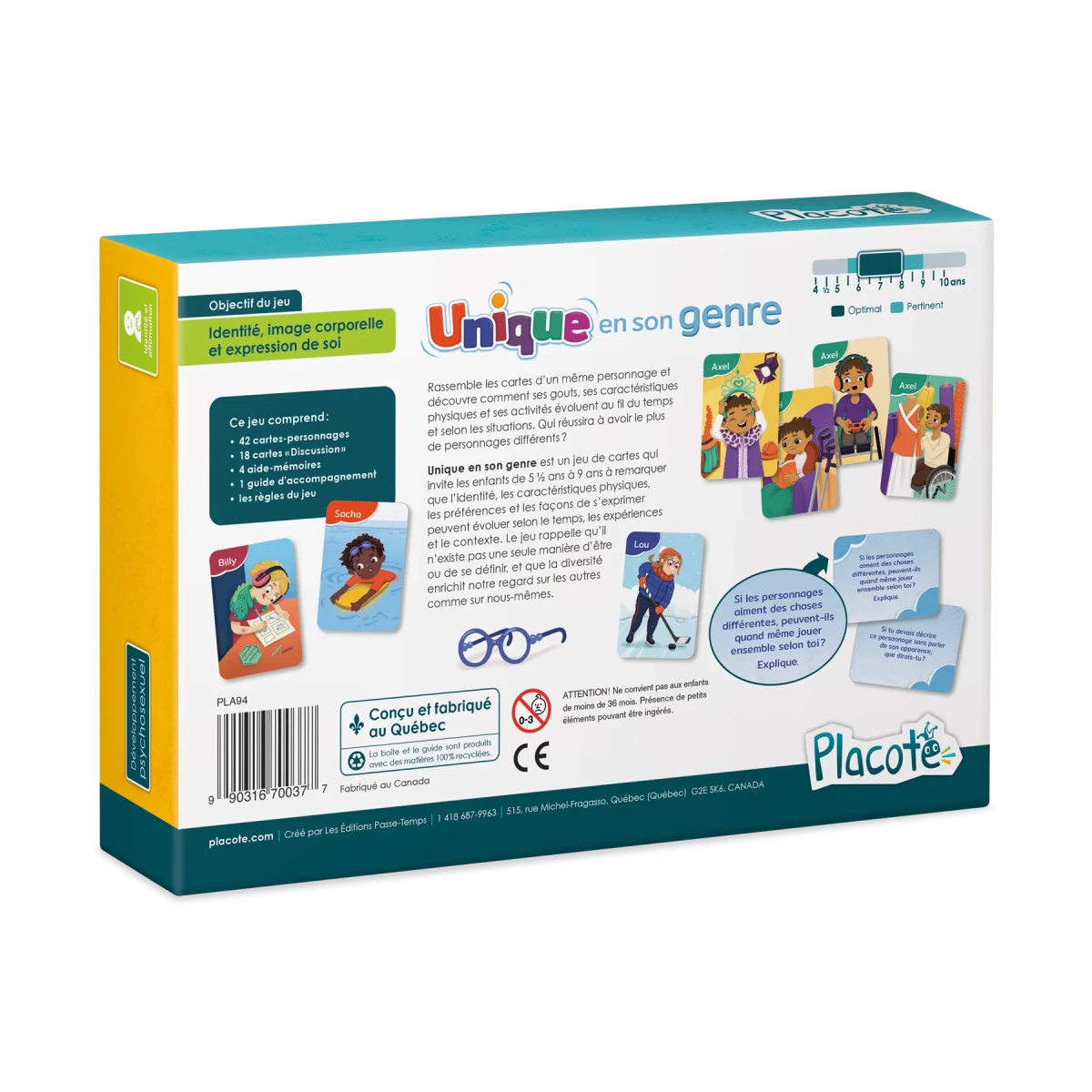Unique en son genre -Jeux éducatifs- Boutique LeoLudo-Placote