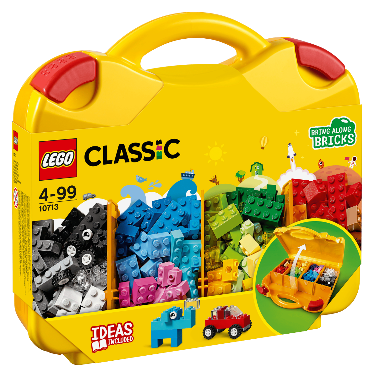 Valise Créative LEGO® Classic (213 pcs.) - Jeux de construction - Boutique LeoLudo - LEGO