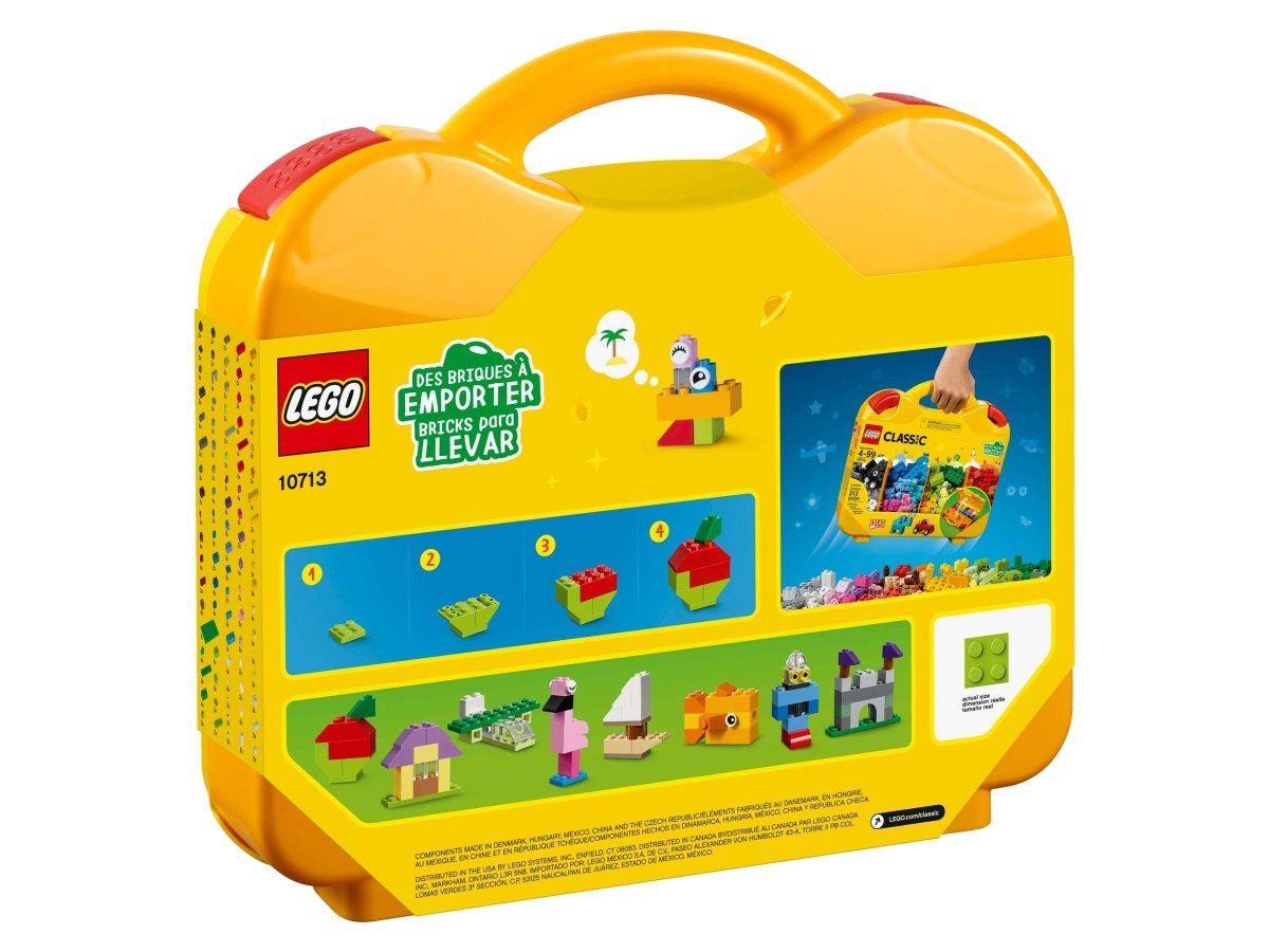 Valise Créative LEGO® Classic (213 pcs.) - Jeux de construction - Boutique LeoLudo - LEGO