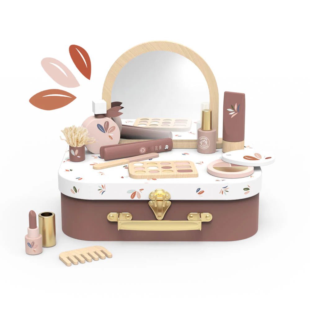 Valise de beauté en bois - Jouets d'imitation - Boutique LeoLudo - Speedy Monkey