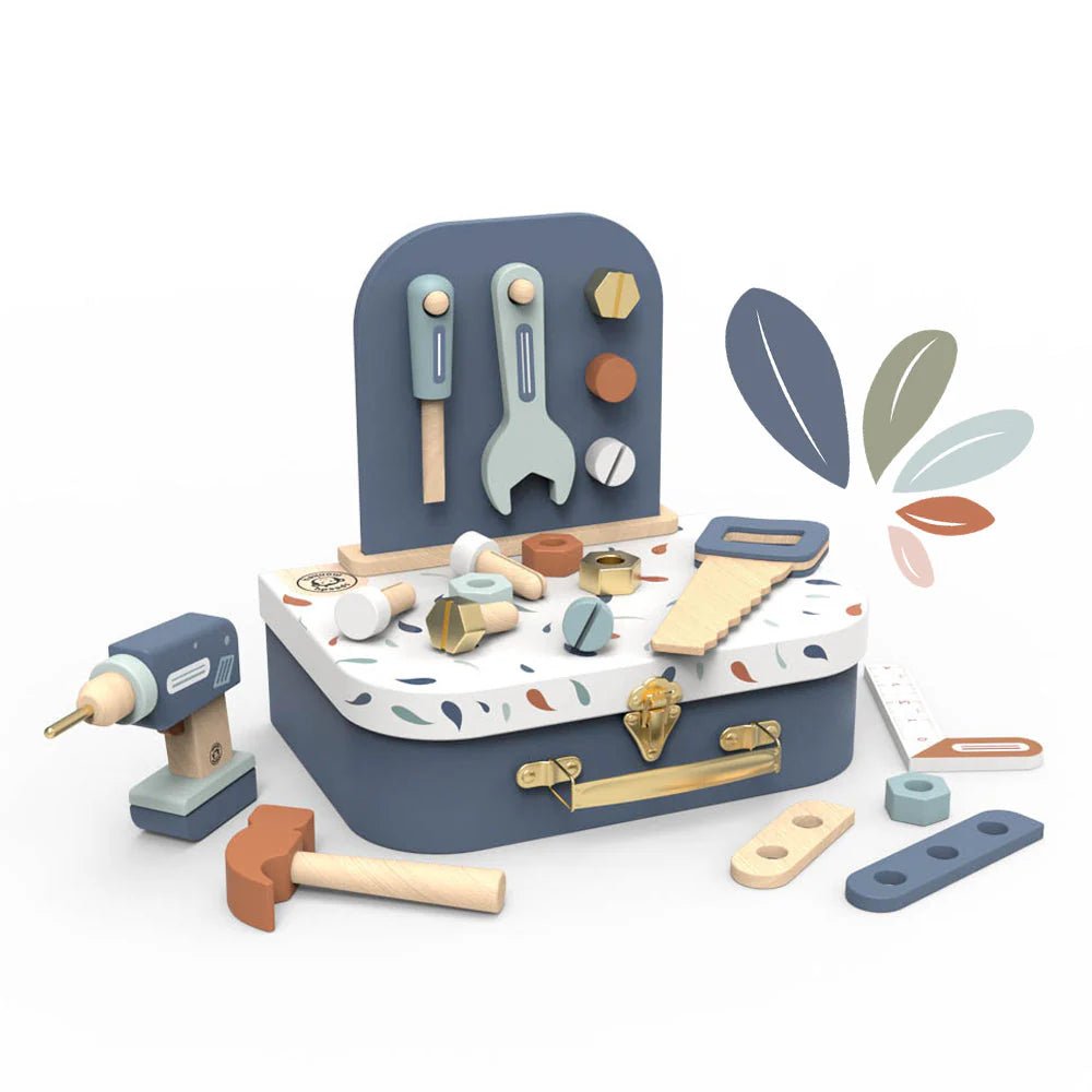 Valise d’outils en bois - Jouets d'imitation - Boutique LeoLudo - Speedy Monkey