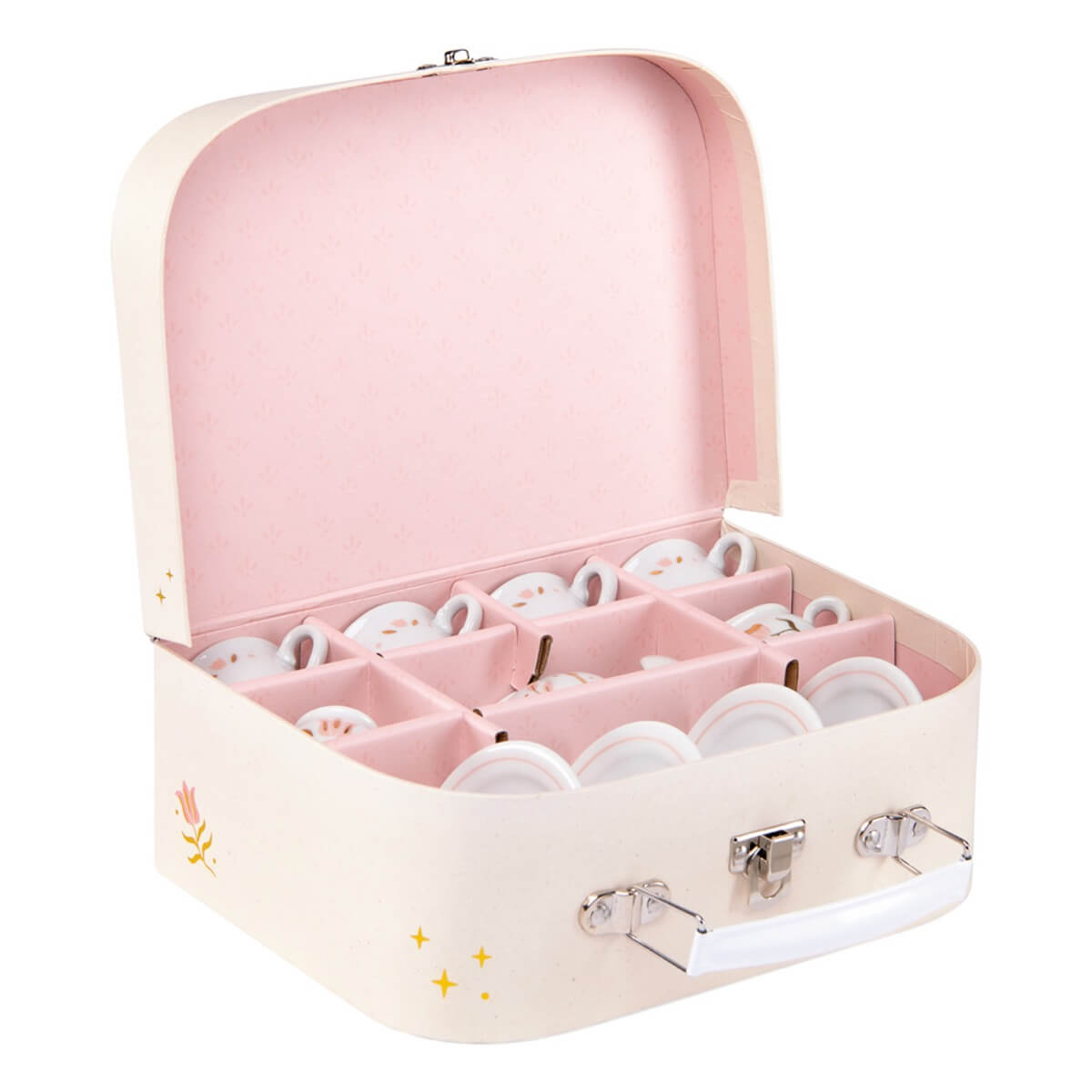 Valisette service à thé en porcelaine La petite école de danse - Jouets d'imitation - Boutique LeoLudo - Moulin Roty