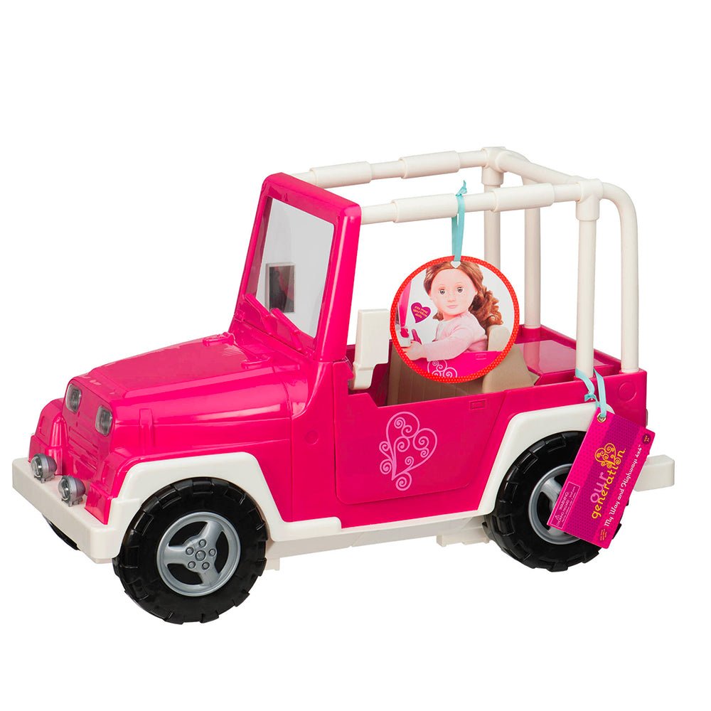 Véhicule pour poupée - Jeep 4x4 My Way & Highways (18") -Accessoires poupée- Boutique LeoLudo-Our Generation