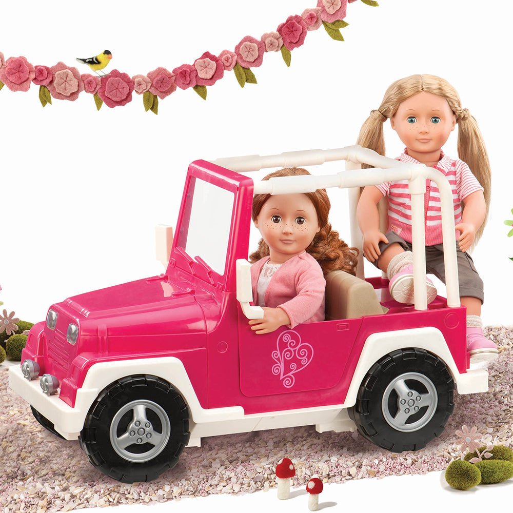 Véhicule pour poupée - Jeep 4x4 My Way & Highways (18") -Accessoires poupée- Boutique LeoLudo-Our Generation