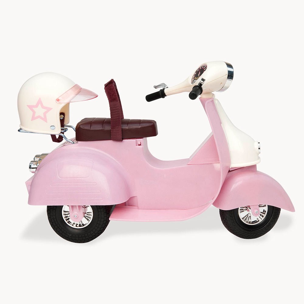 Véhicule pour poupée - Scooter rose Ride in Style (18") -Accessoires poupée- Boutique LeoLudo-Our Generation