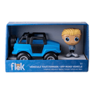 Véhicule tout - terrain bleu avec figurine – 3 personnages au choix - Véhicules de jeu - Boutique LeoLudo - Flek