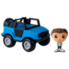 Véhicule tout - terrain bleu avec figurine – 3 personnages au choix - Véhicules de jeu - Boutique LeoLudo - Flek
