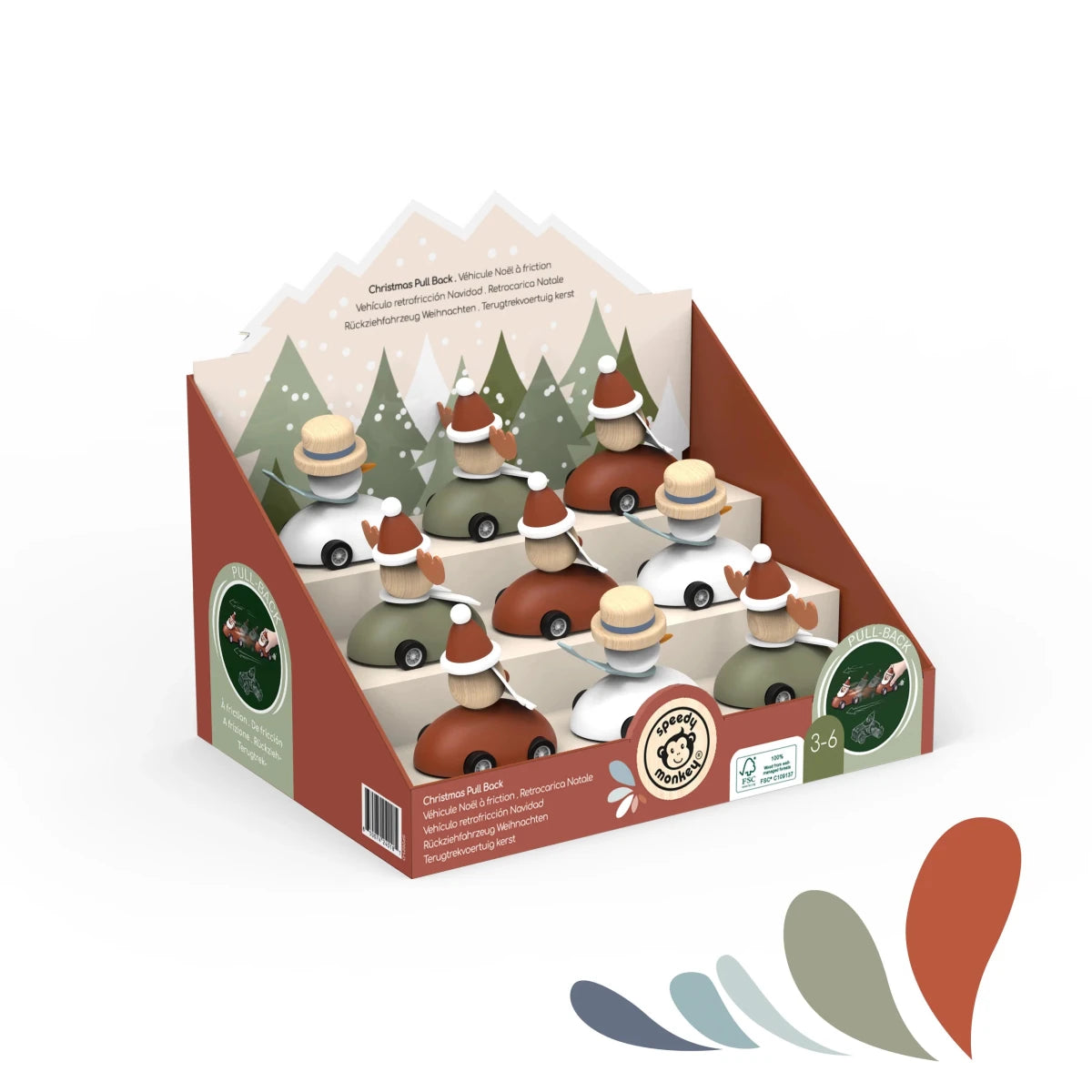 Véhicules à friction de Noël -Véhicules de jeu- Boutique LeoLudo-Speedy Monkey