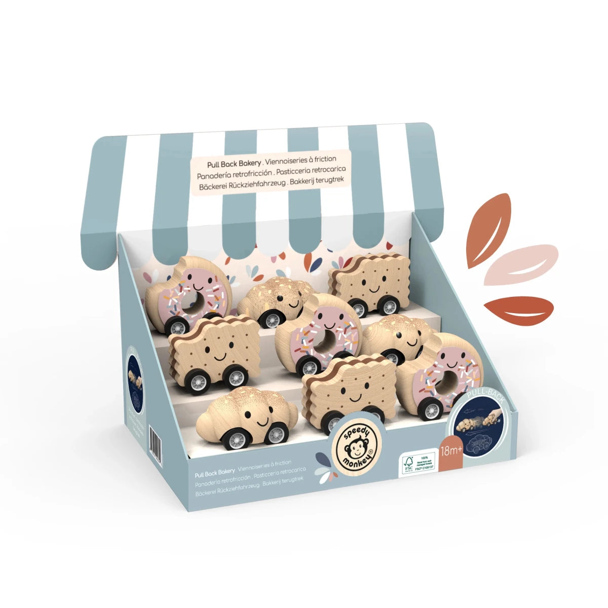 Véhicules à friction – La petite pâtisserie -Véhicules de jeu- Boutique LeoLudo-Speedy Monkey