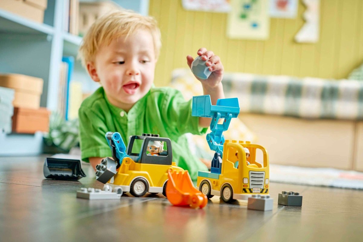 Véhicules de construction 3 - en - 1 – LEGO DUPLO (22 pcs) - Ensembles de jeu - Boutique LeoLudo - LEGO