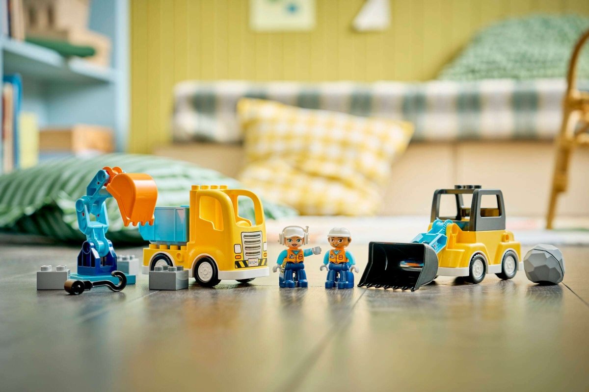 Véhicules de construction 3 - en - 1 – LEGO DUPLO (22 pcs) - Ensembles de jeu - Boutique LeoLudo - LEGO