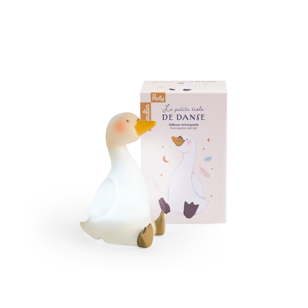 Veilleuse portable Cygne : lumière chaude et apaisante, autonomie 15h