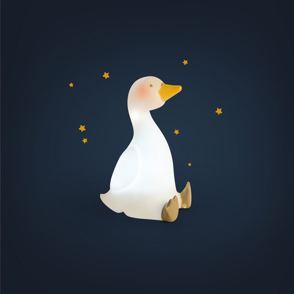 Veilleuse Portable Cygne: Lumière chaude et apaisante pour le sommeil bébé, autonomie 15h