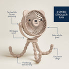 Ventilateur pour poussette Itzy Breeze™ – Itzy Ritzy -Jouets d'éveil- Boutique LeoLudo-Itzy Ritzy Canada