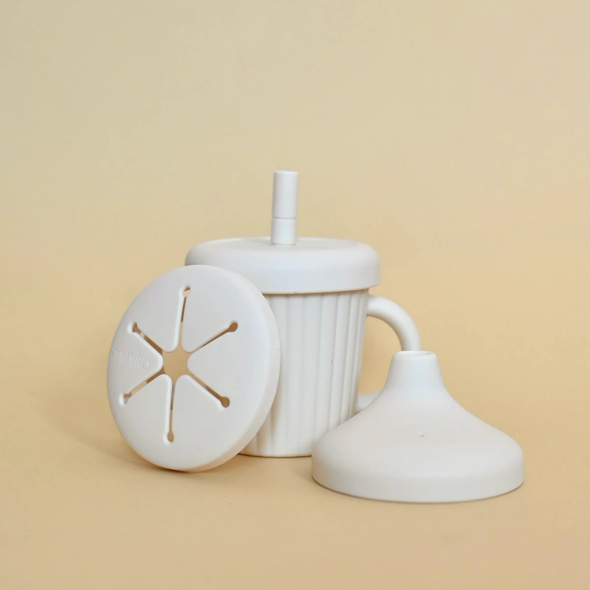 Verre 3 en 1 - Acier inoxydable et silicone - Shell - Alimentation & repas - Boutique LeoLudo - Minika