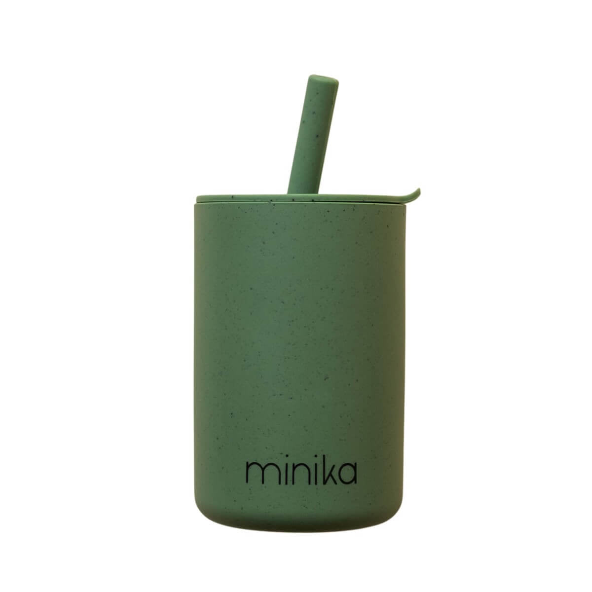 Verre en silicone avec paille et couvercle - Alimentation & repas - Boutique LeoLudo - Minika