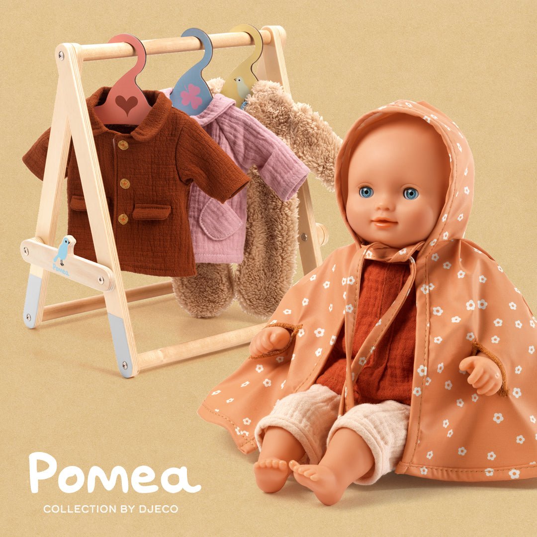 Vêtements poupée Pomea - Cape de printemps - Accessoires poupée - Boutique LeoLudo - Djeco