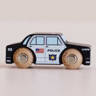 Voiture de police en bois Sam -Véhicules de jeu- Boutique LeoLudo-Le Toy Van