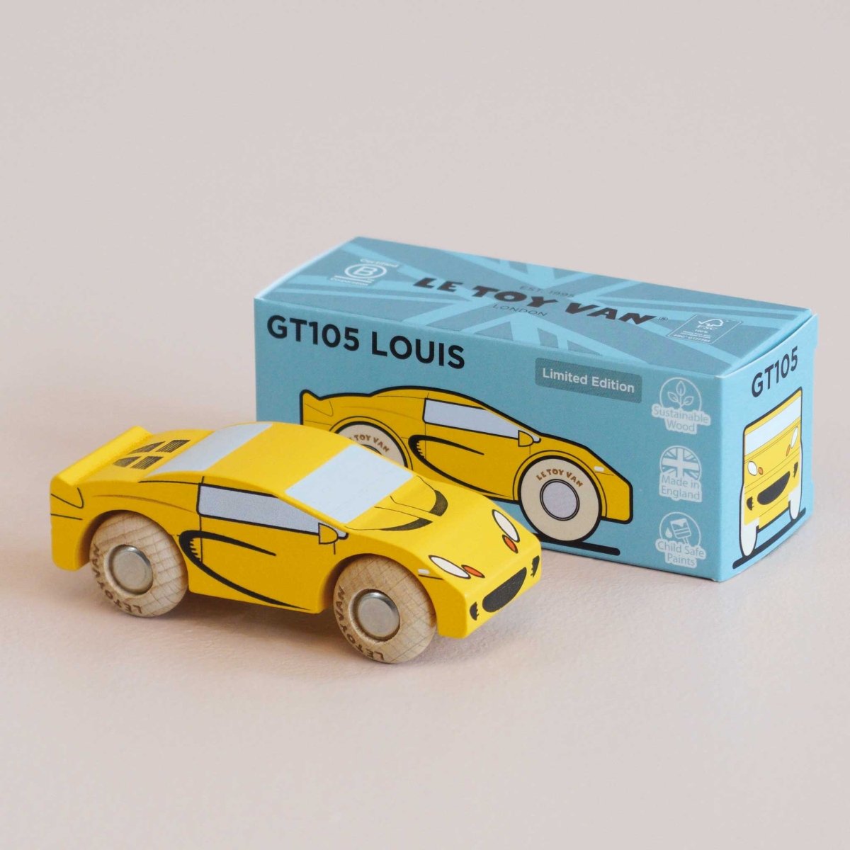 Voiture en bois Louis -Véhicules de jeu- Boutique LeoLudo-Le Toy Van