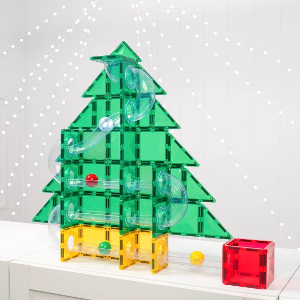 Connetix Christmas Tree Ball Run 71pc - vue 2
