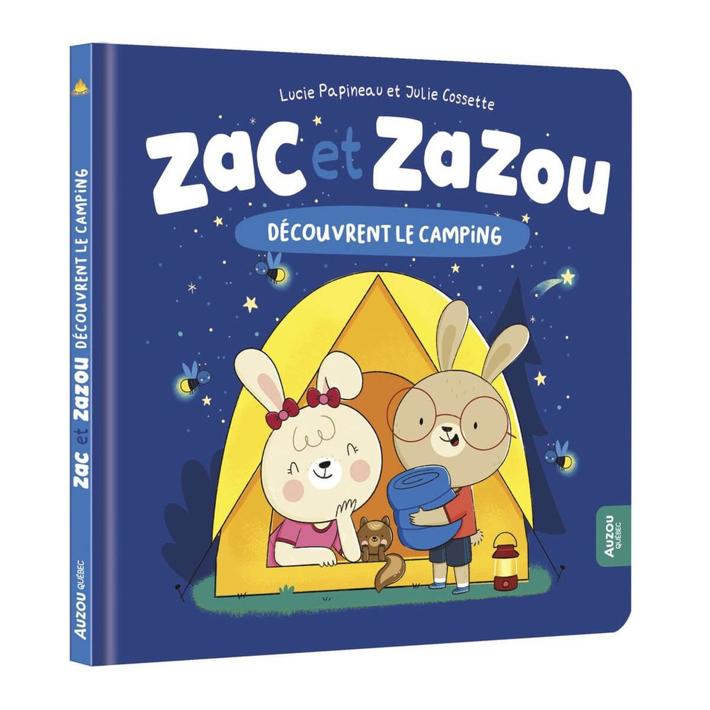 Zac et Zazou découvrent le camping-Auzou-Boutique LeoLudo