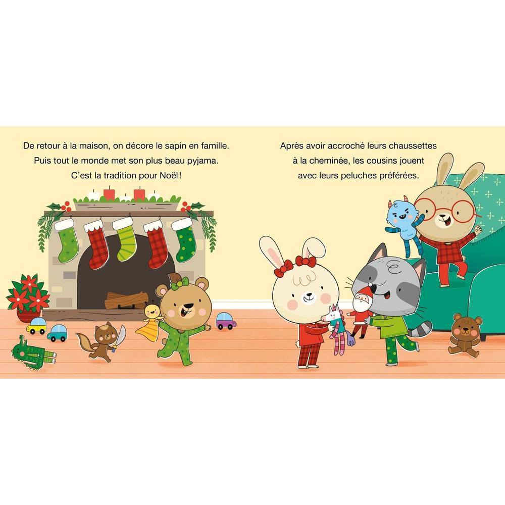 Zac et Zazou: Un Noël en pyjama -Livres- Boutique LeoLudo-Auzou