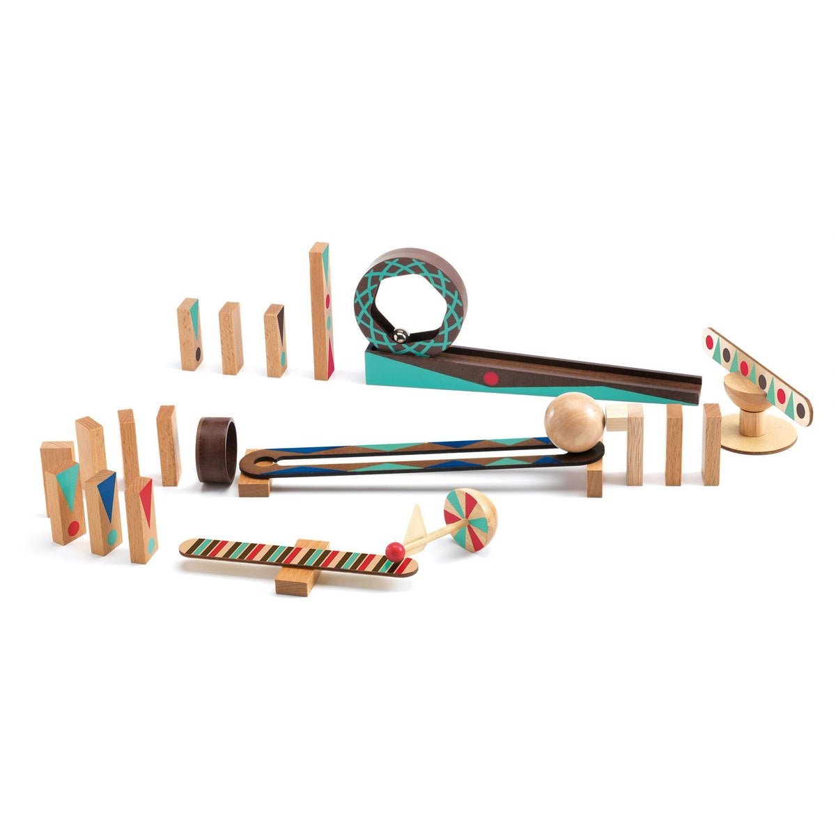 Zig & go - 28 pcs: le jeu d'action et de réflexion ultime! Jeux de construction- Boutique LeoLudo