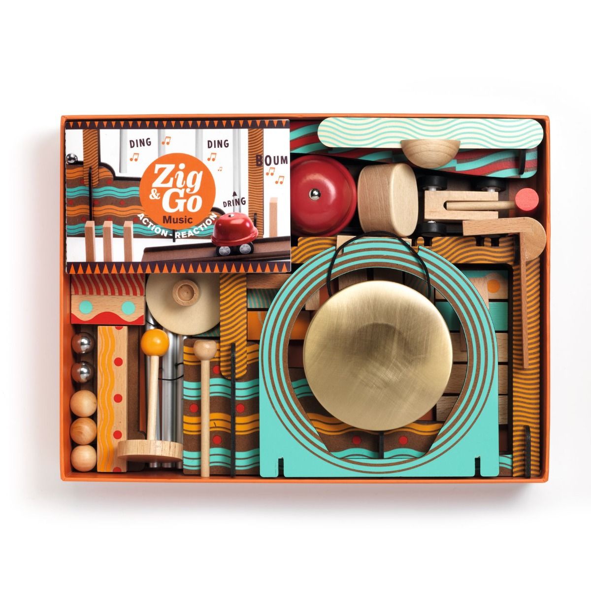 Zig & go - Music, 52 pcs. Ensemble musical pour enfants Jeux de construction- Boutique LeoLudo