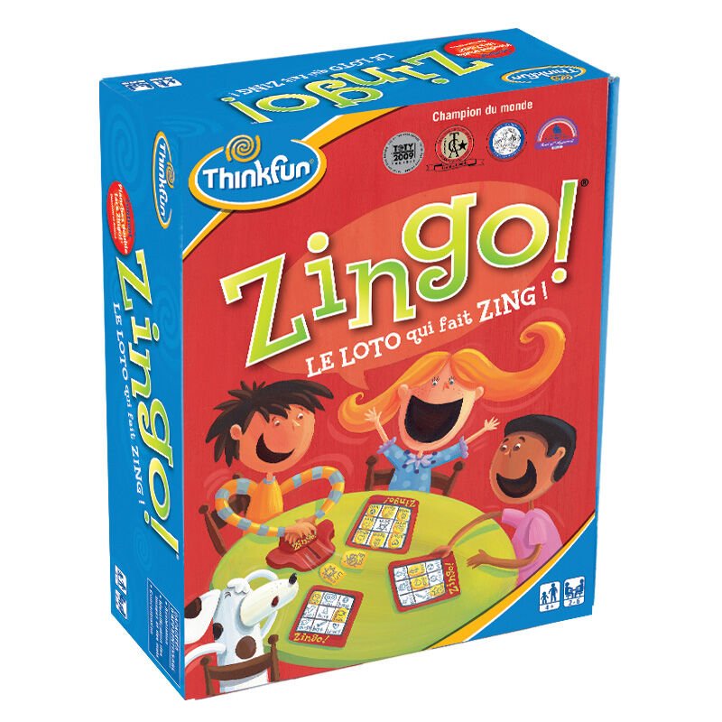 Zingo: Le loto qui fait zing! (FR) - Jeux de société - Boutique LeoLudo - Thinkfun