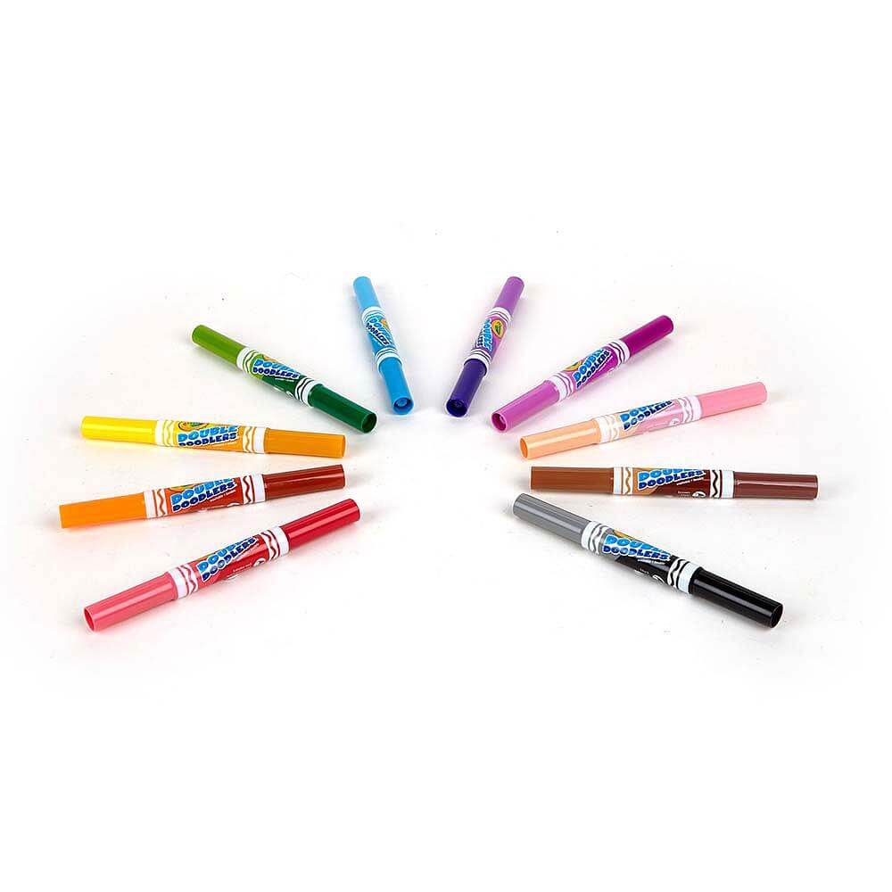 10 marqueurs deux-tons Double Doodlers-Crayola-Boutique LeoLudo