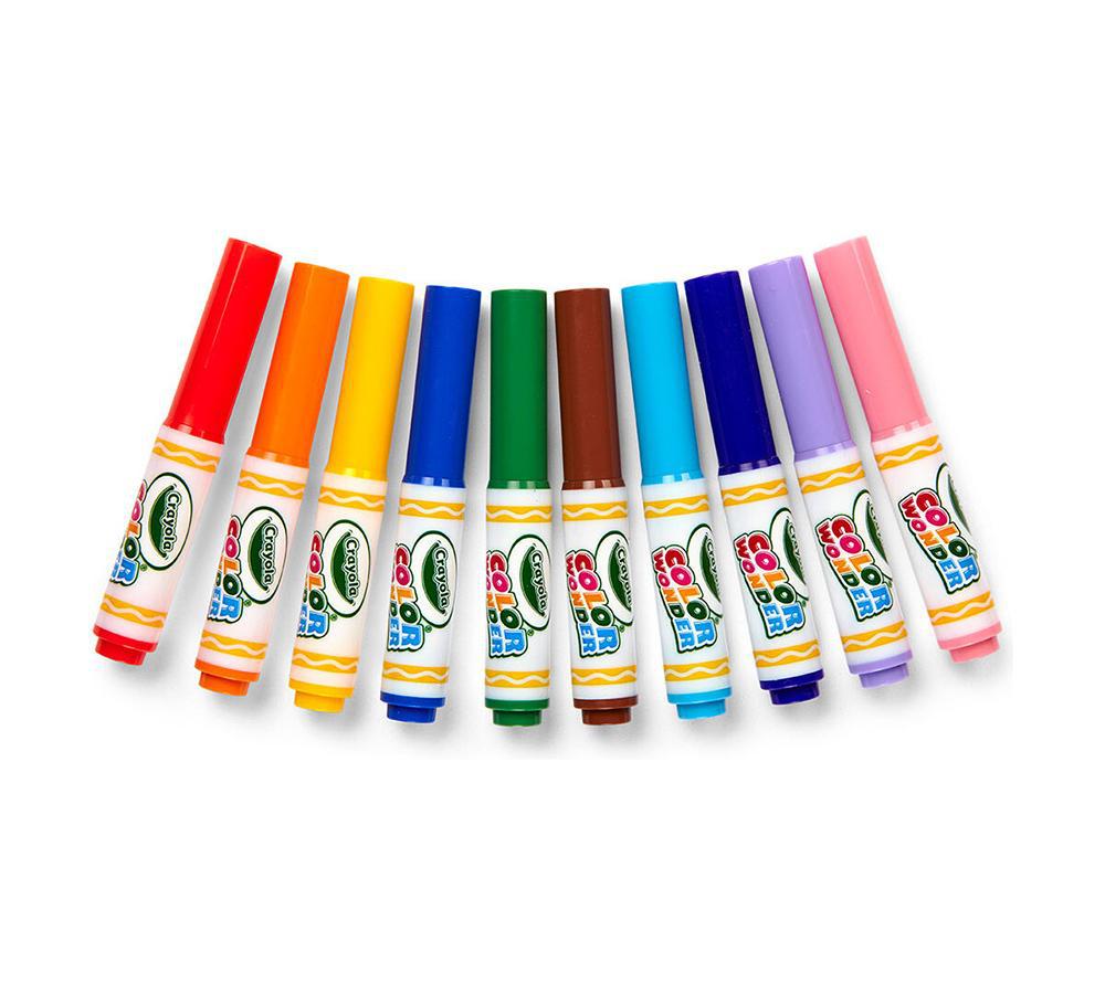10 mini marqueurs Color Wonder classiques-Crayola-Boutique LeoLudo