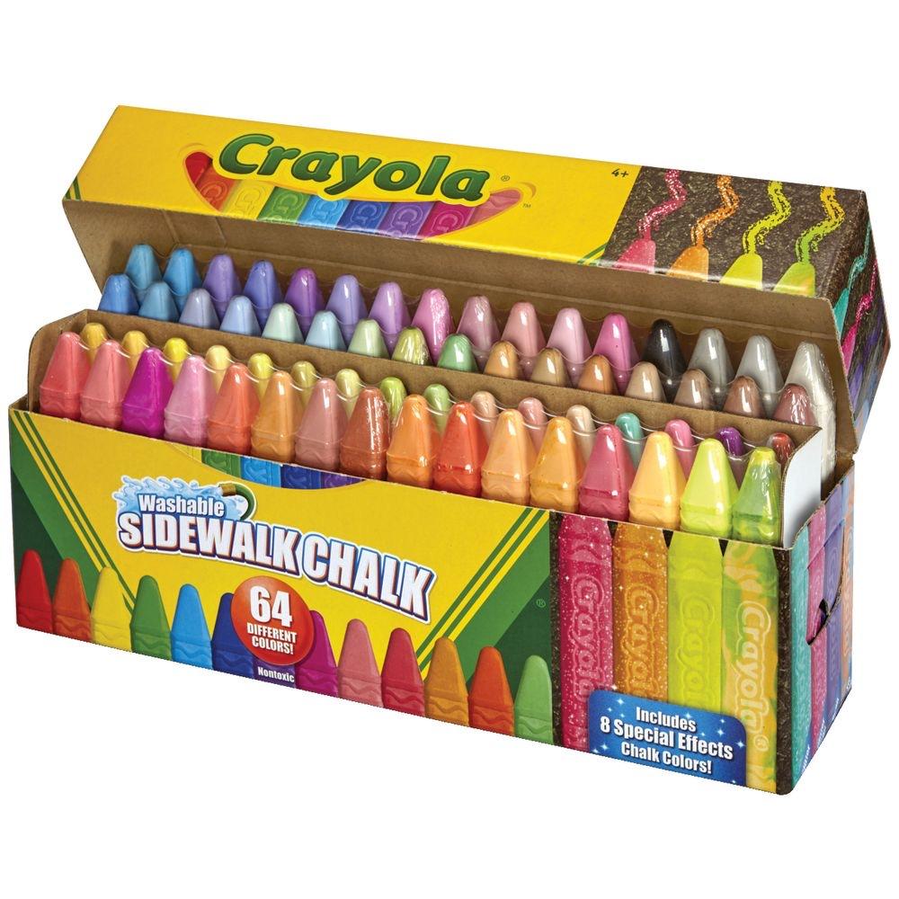 64 craies pour trottoir - Art & bricolage - Boutique LeoLudo - Crayola