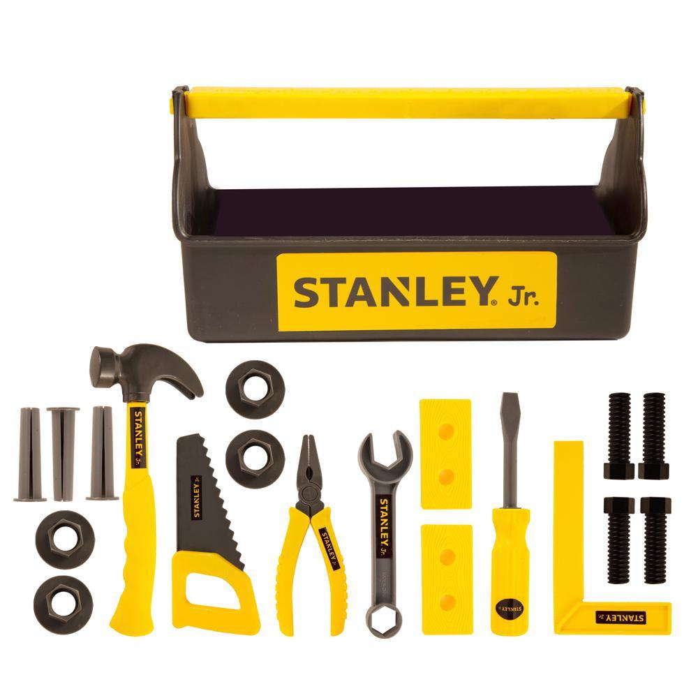 Ensemble Coffre avec 20 outils-Jeu de construction-Stanley Jr.-Boutique LeoLudo