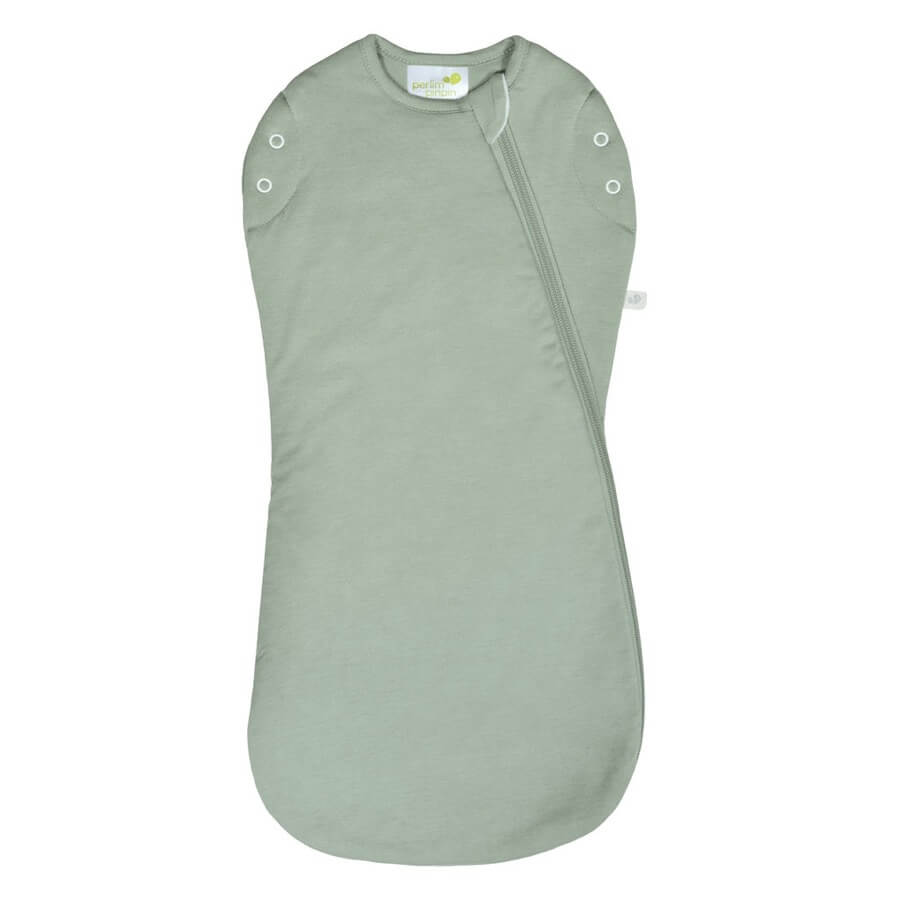 Sac de nuit en bambou pour nouveau-né - Vert mousse (1.0 tog)-Vêtements-Perlimpinpin-Boutique LeoLudo