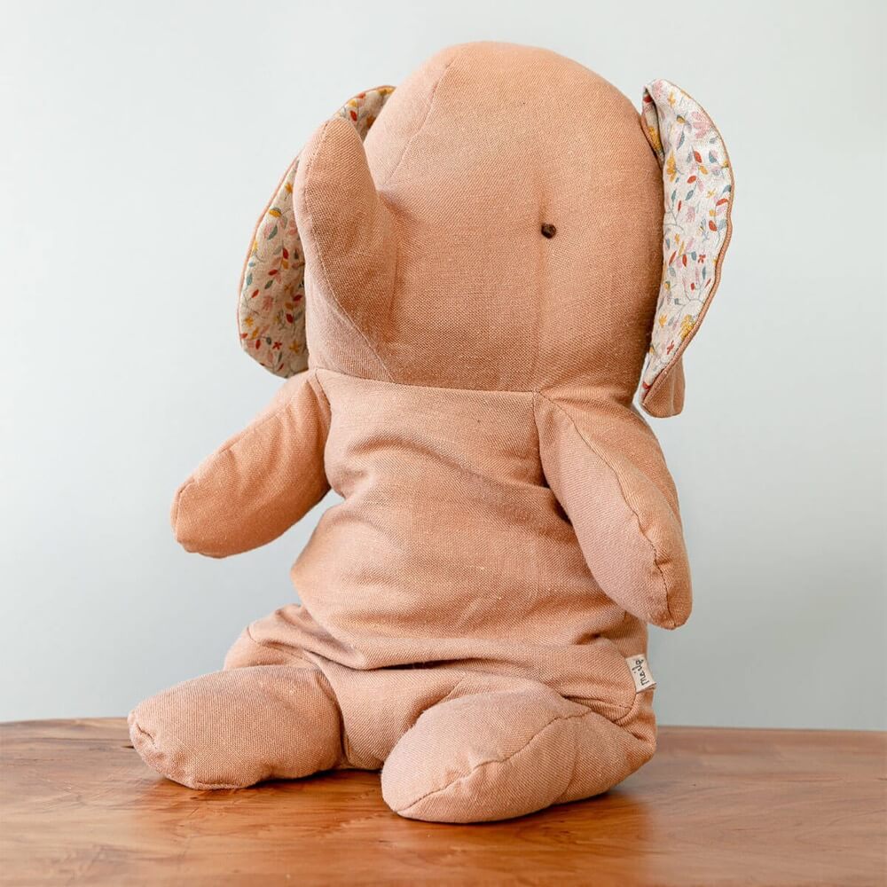 Amis du safari - Éléphant rose poudre (13")-Maileg-Boutique LeoLudo