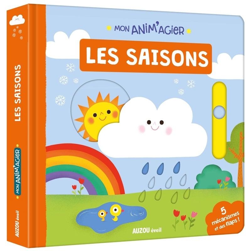 Anim'agier - Les saisons-Livre-Auzou-Boutique LeoLudo