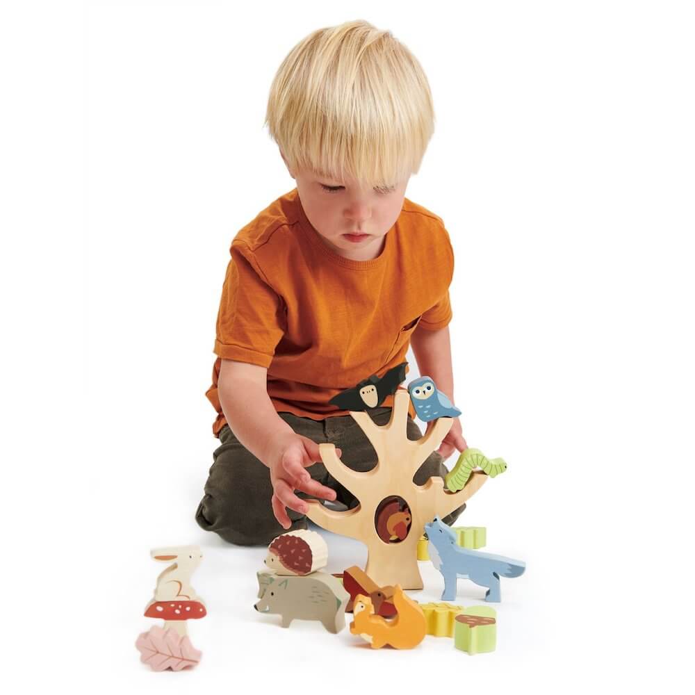 Animaux de la forêt à empiler - Jouets à trier & empiler - Boutique LeoLudo - Tender Leaf Toys