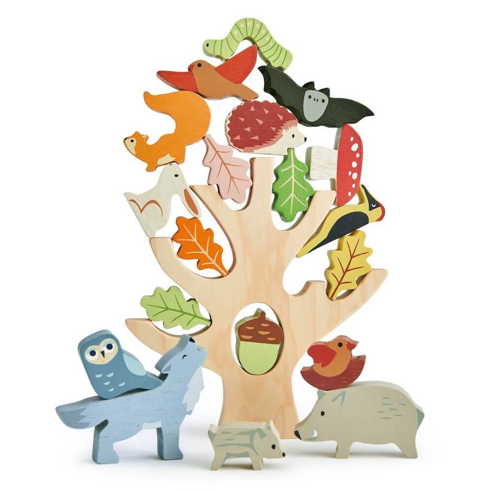 Animaux de la forêt à empiler - Jouets à trier & empiler - Boutique LeoLudo - Tender Leaf Toys