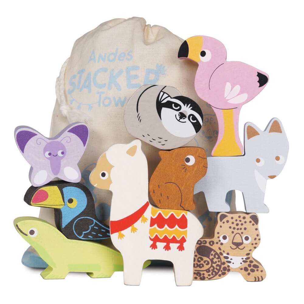 Animaux des Andes à empiler - Jouets à trier & empiler - Boutique LeoLudo - Le Toy Van